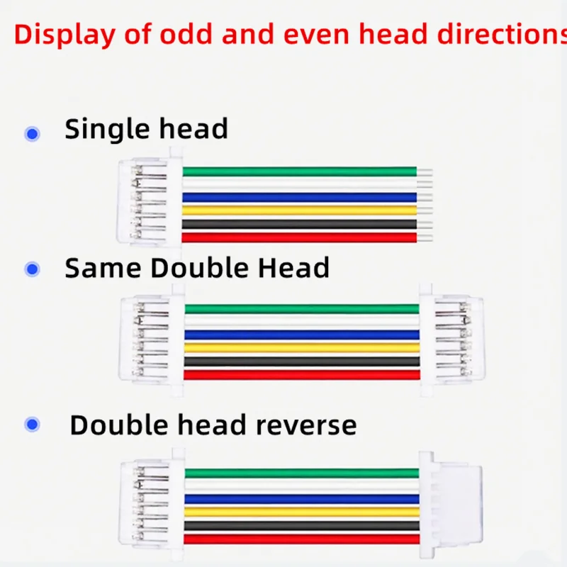 10PCS SH1.0mm Pitch single-end double-end terminal wire 2P3P4P5P6P7P8P9P10P11P12P  Connection line 10CM/15CM30CM