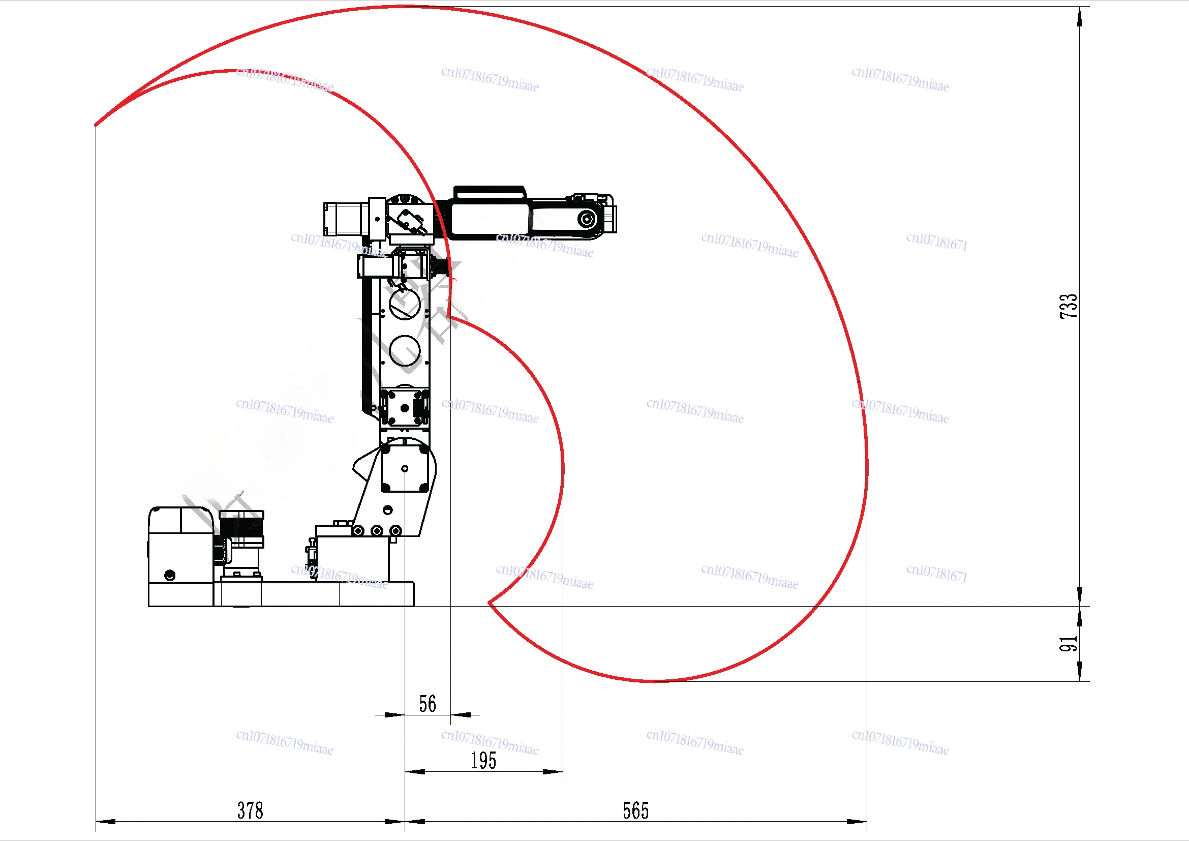 Robotic arm cost-effective research AR4 six-axis robot ROSmoveit open source AI education and training University training