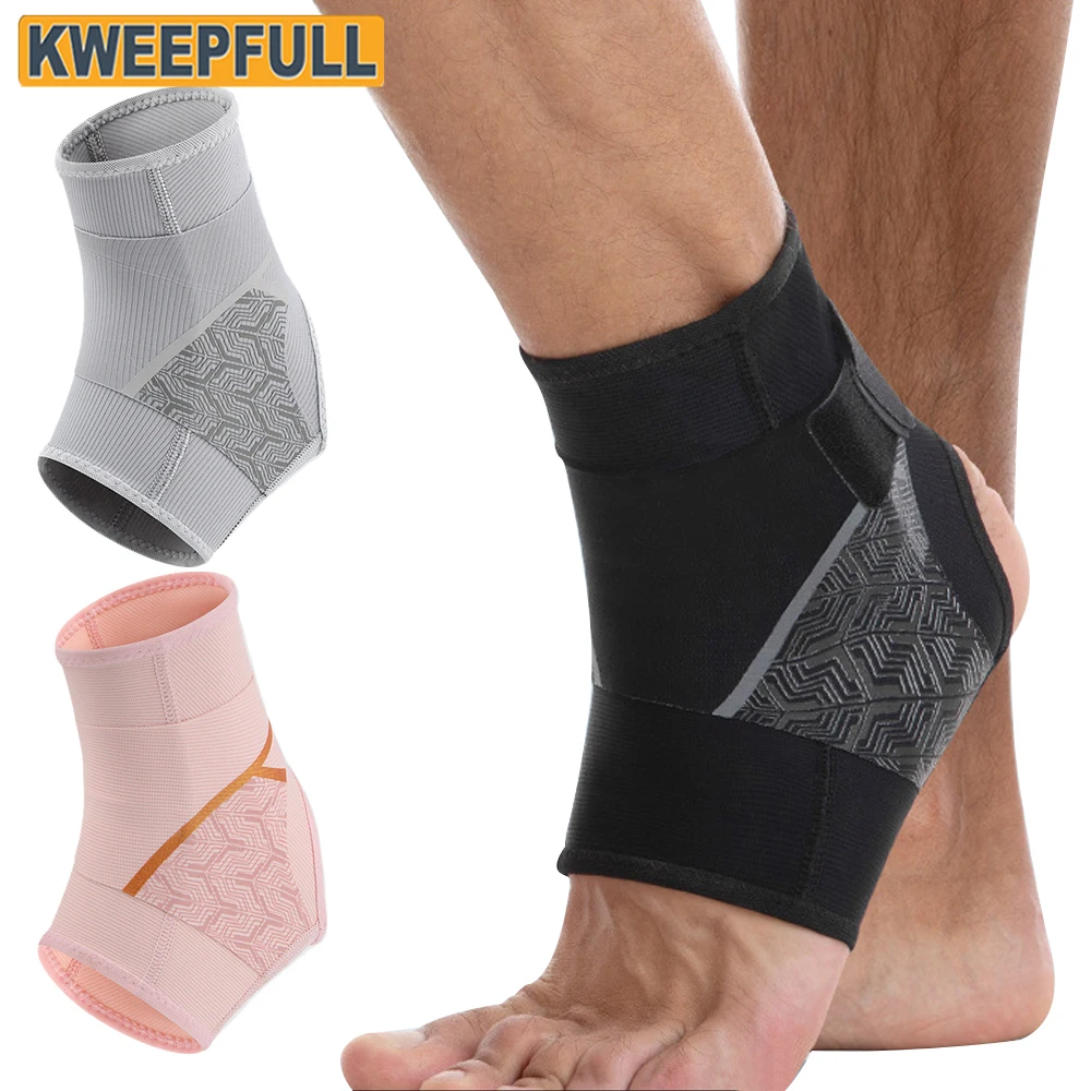 1PCS/2PCS Ankle Support Brace for Women & Men, Adjustable Compression Sleeve Wrap for Sprained Ankles, Injury Recovery