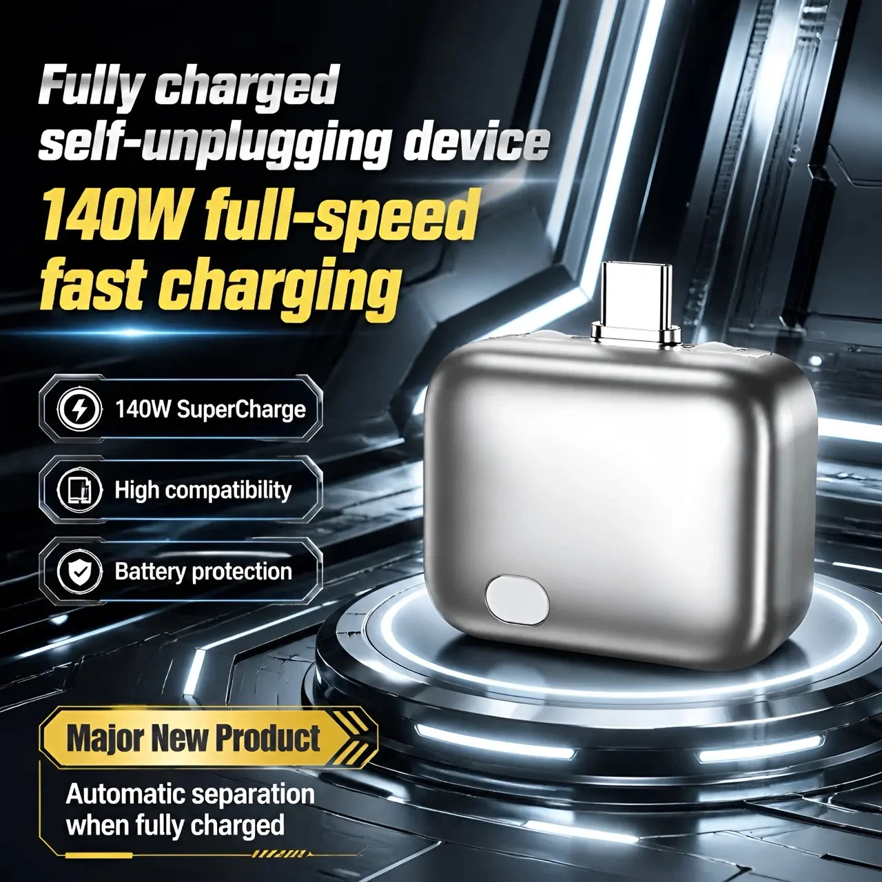 Tech Accessories For A Tablet - 140W Type-C Physical-Disconnect Battery Guard -