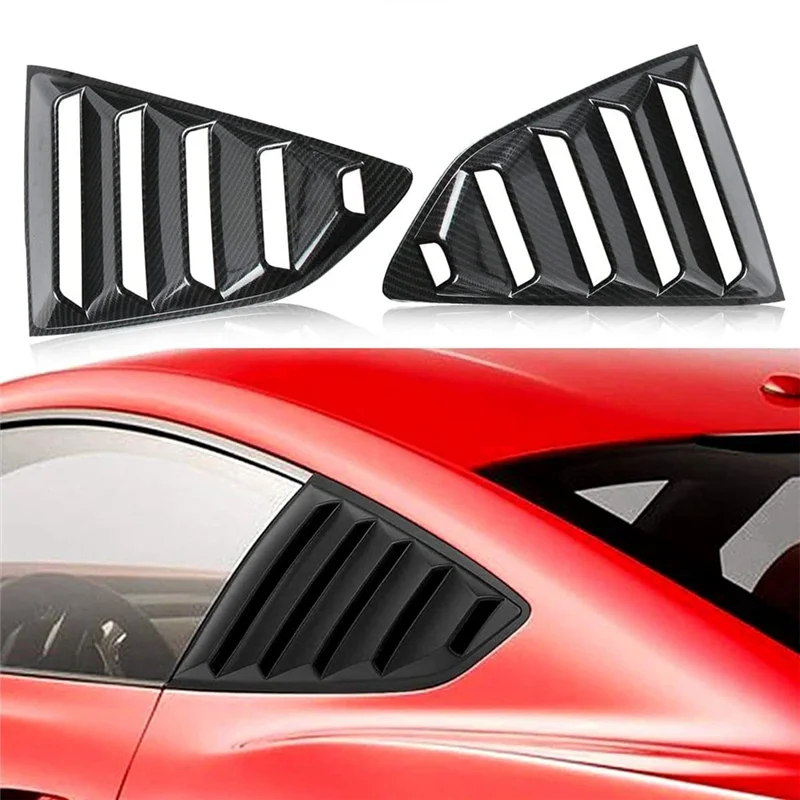 Car Body Trim Vents for 15-22 Tuning Side Air Intake Vents Louvres Special Exterior Sticker Carbon Fiber