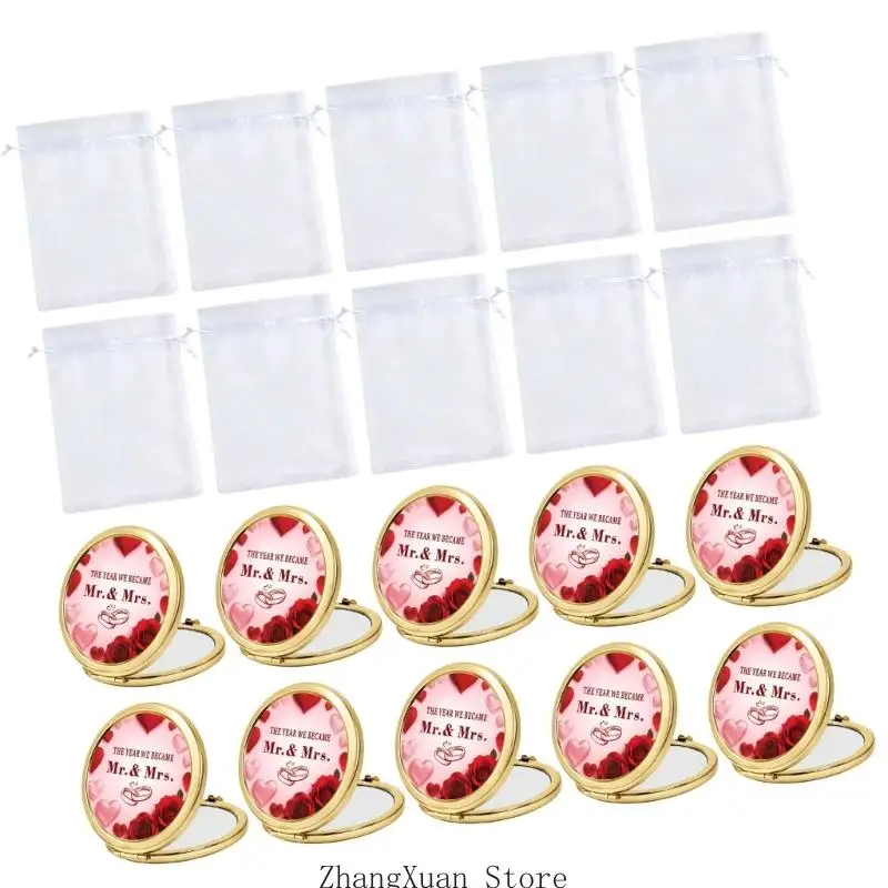 Schminktisch-Set für den Hochzeitstisch, 10 Glasstücke Taschenformat für Gäste, 3 x – Detail 10