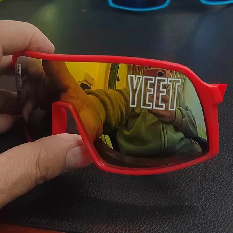 Jey Uso Yeet Sports Shades Glasses Bloodline USOS RARE RED Sunglasses Motorcycle glasses