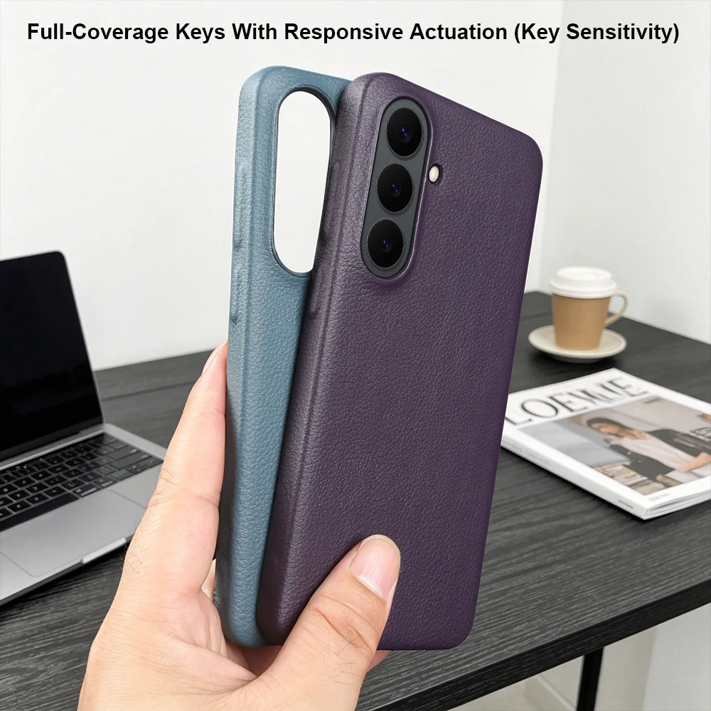 Magnetic Leather Phone Case For Samsung Galaxy A55 A56 A26 A36 A35 A07 4G A17 A16 A06 A34 A54 A50 A70 A72 For Magsafe Back Cover
