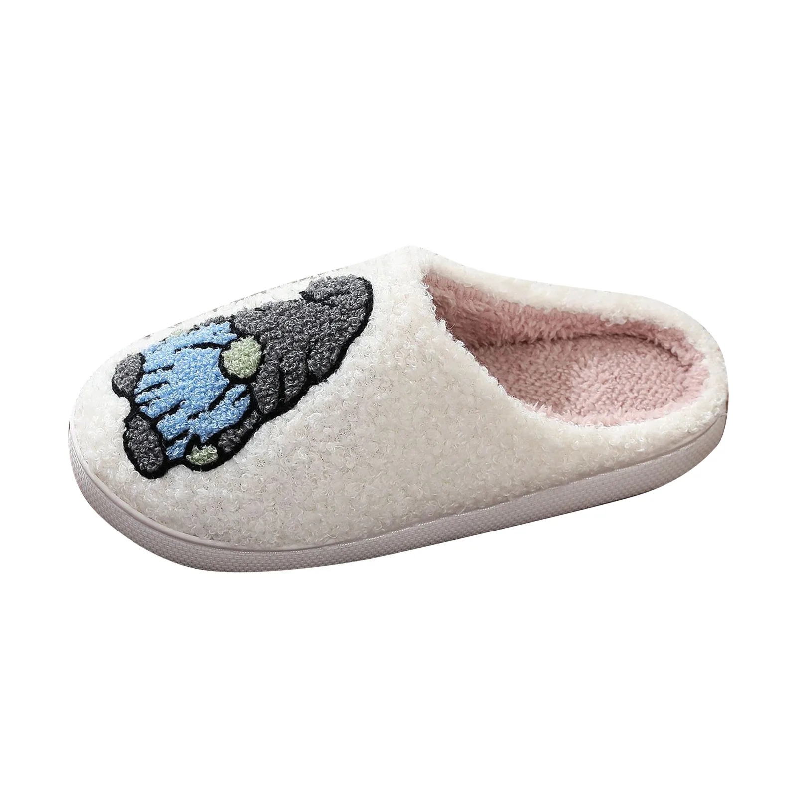 Christmas Slippers For Women Men, Soft Plush Fuzzy Winter Holiday Slippers, Retro Slippers, Comfy Bedroom Christmas Slippers