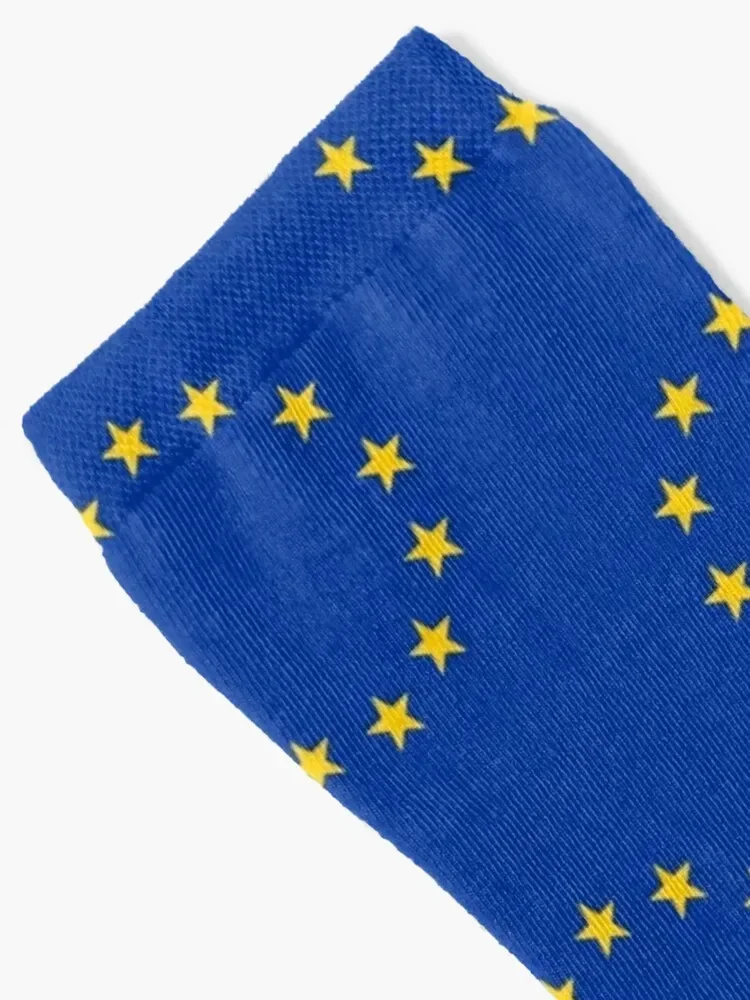 EU Europe European Union European flag EU stars Socks sports stockings essential funny gifts Socks Male Women's