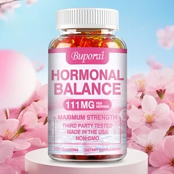 Hormone Balance For Women Gummies - Premenstrual Syndrome Relief, Helps with Bloating, Weight Management, PCOS, Menopause