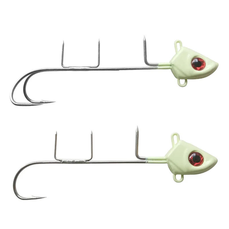 15g 20g 25g 30g sea jig hook Trichiurus haumela; hairtail lure lumious jig glow in dark jigging hook boat fishing