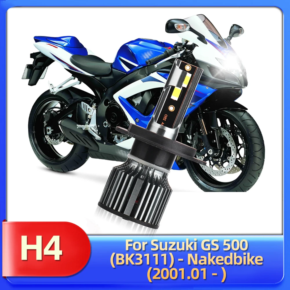 

LED Motorcycle H4 50W/Bulb CSP 12V For Suzuki GS 500 (BK3111) 2001 2002 2003 2004 2005 2006 2007 2008 2009 2010 2011 2012-2021