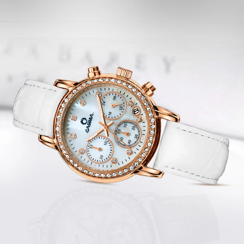 CASIMA Couple Watches Simple Trendy Fashion Watch Versatile Waterproof Luminous Ladies Quartz Watch Model SP-2603-1005