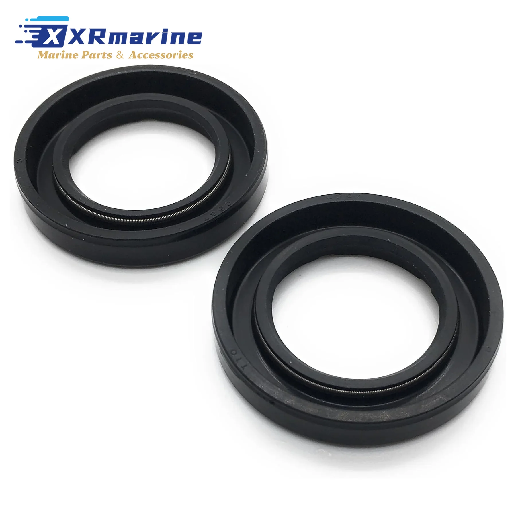 2 Sets 93101-22067 93101-22M00 Oil Seal Fits for Yamaha Mercury 25 to 60 HP Outboard Motors 26-82233M 26-83406M 26-854017