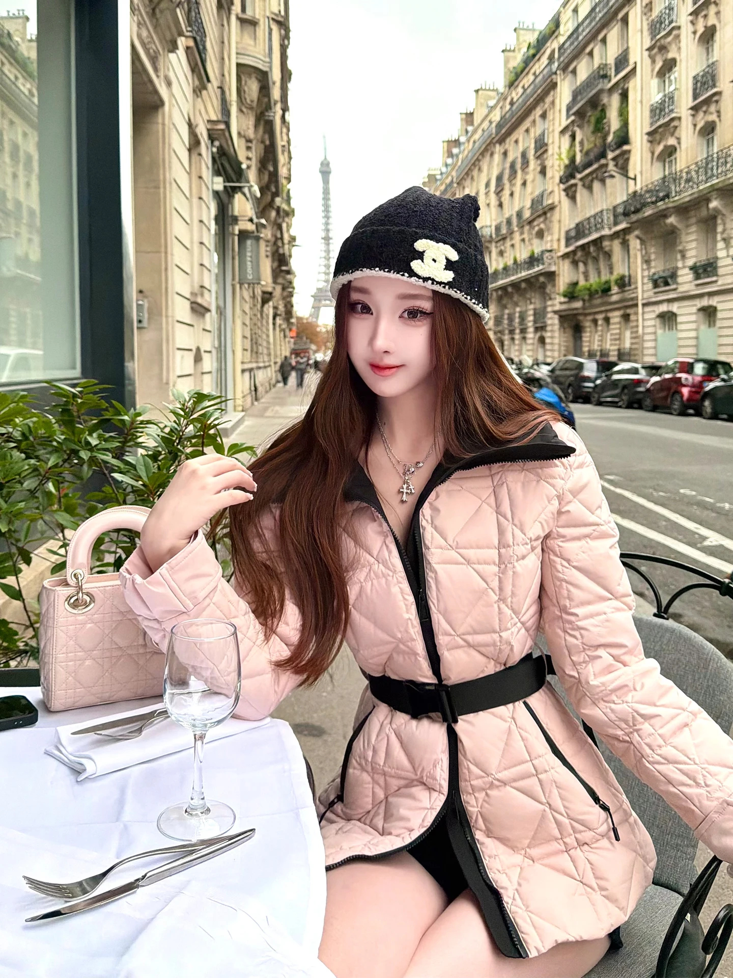 

Vera 90 Du down Jaet Women's Color Blo Cute Sle Casual Fit Warmth Polyester Fabric Long Sve Zipper Closure Coat