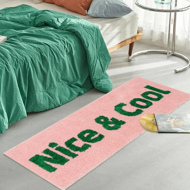 VIKAMA Fashion Statement Rug Soft, Cosy And Non-Slip Living Room Coffee Table Mat Bedroom Entrance And Bedside Rug Home Décor