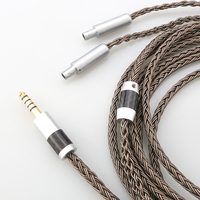 16 Core 2.5/3.5/4.4/6.35mm Male Plug Jack to Headphone Earphone Cable For Sennheiser hd 800 s hd800 hd800s