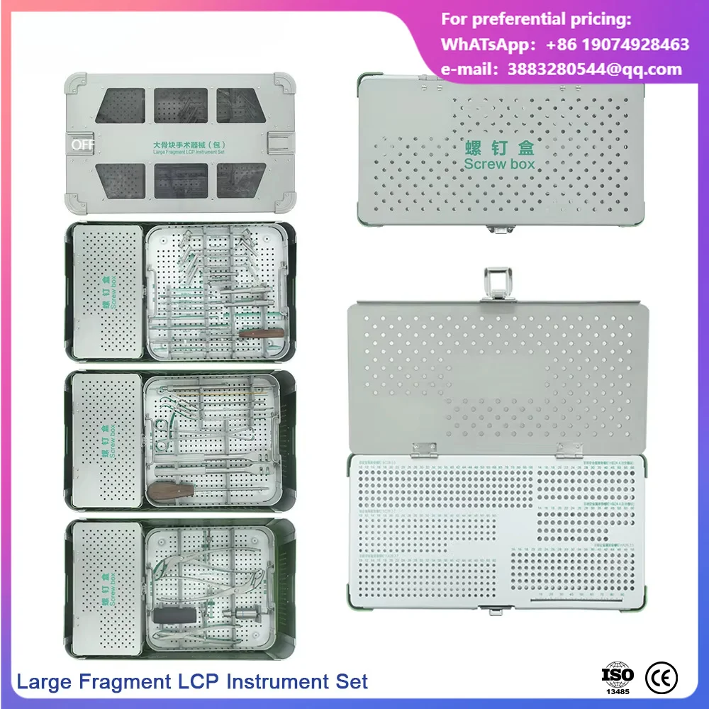 Large Fragment Instrument Set Orthopedic Surgical Instruments Orthopedic Large Fragment Instrument Set For Bone Fracture Surgery