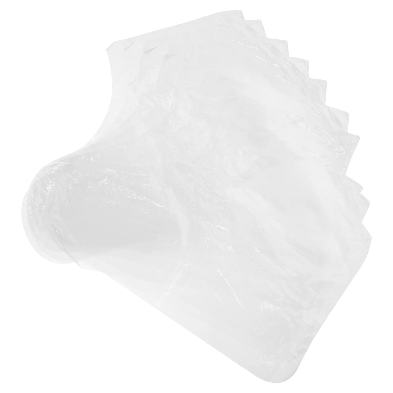 

200Pcs Foot Covers Disposable Transparent Plastic Booties Large Wide Size Odor Free for Pedicure Therapy Spa Salon