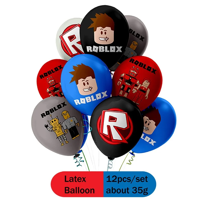Robot Cartoon Bedrukte Ballon voor Feestelijke Viering Achtergronddecoratie Samenkomst Scène Ornament Feestartikel Cadeauset