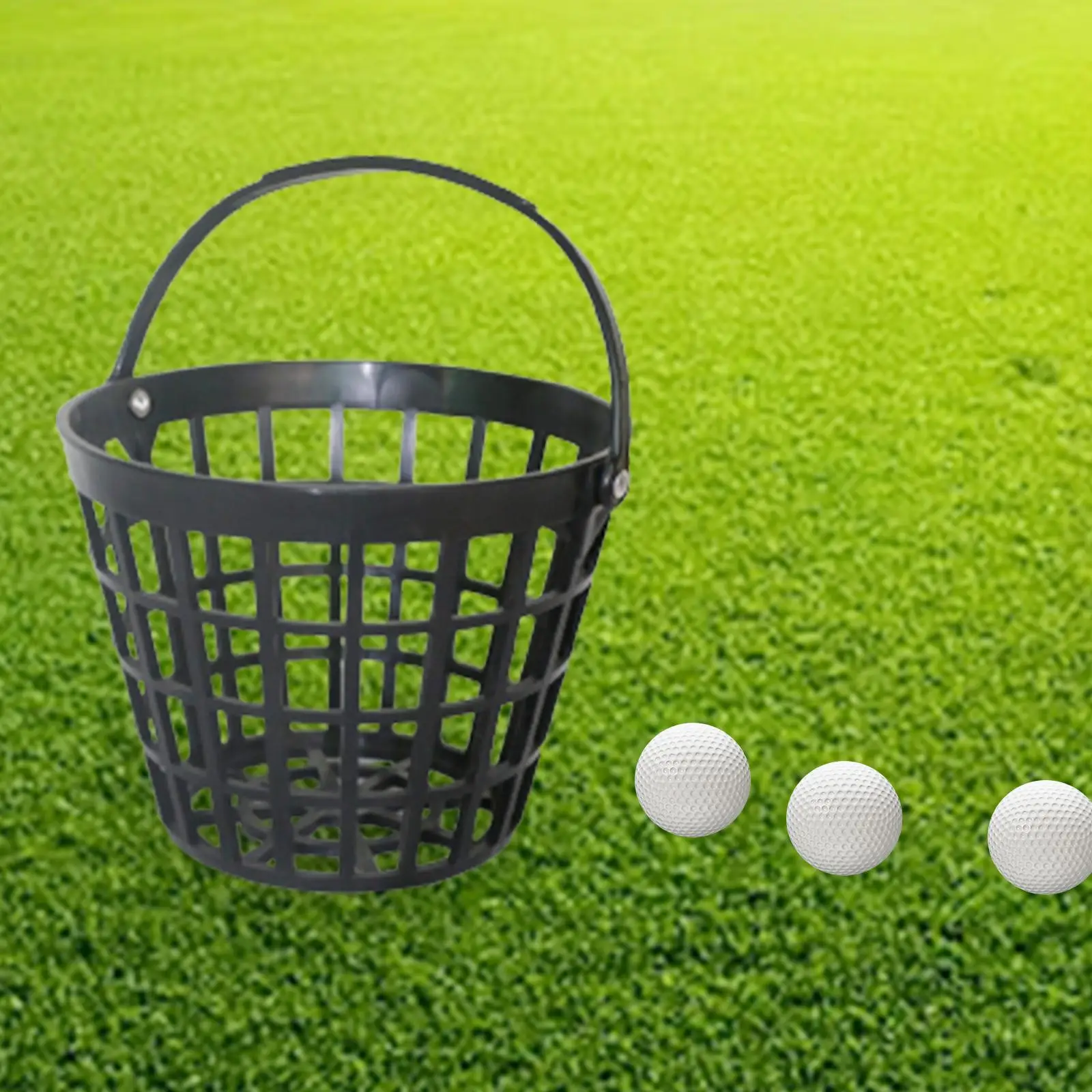 

Golf Range Bucket Portable Golf Club Supplies Display Carrier Golfball Container