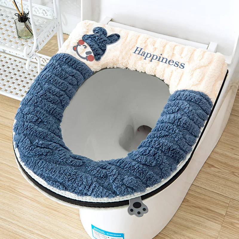 Autumn Winter home toilet seat covers warmer WC cushion closestool case sets pad universal thickening warm soft potty Cape mat