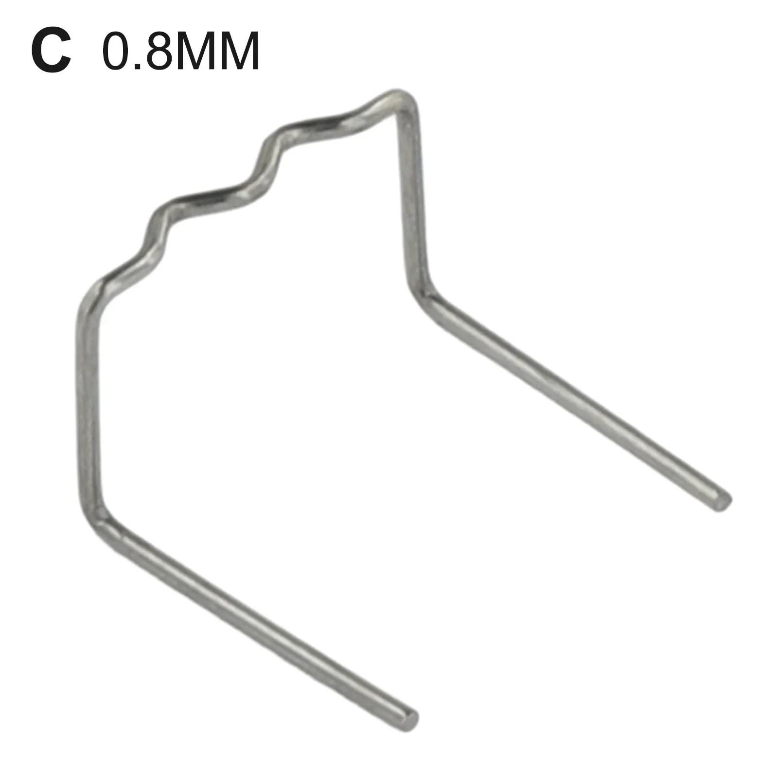 Punti metallici a caldo in acciaio inossidabile 100 pezzi 0,6/0,8 mm per paraurti auto per saldatura di plastica Graffette a caldo di alta qualità