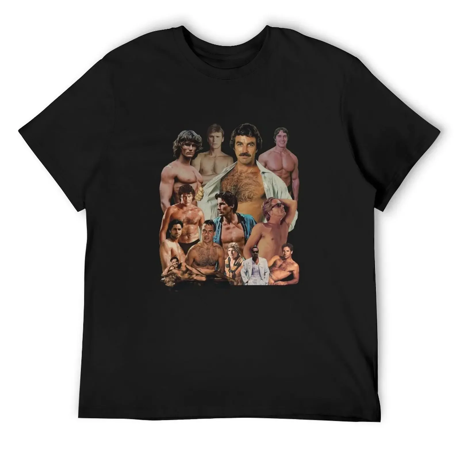 

Hunks of the 80s T-Shirt kawaii clothes sweat anime t shirts blanks t shirt men 100℅ cotton