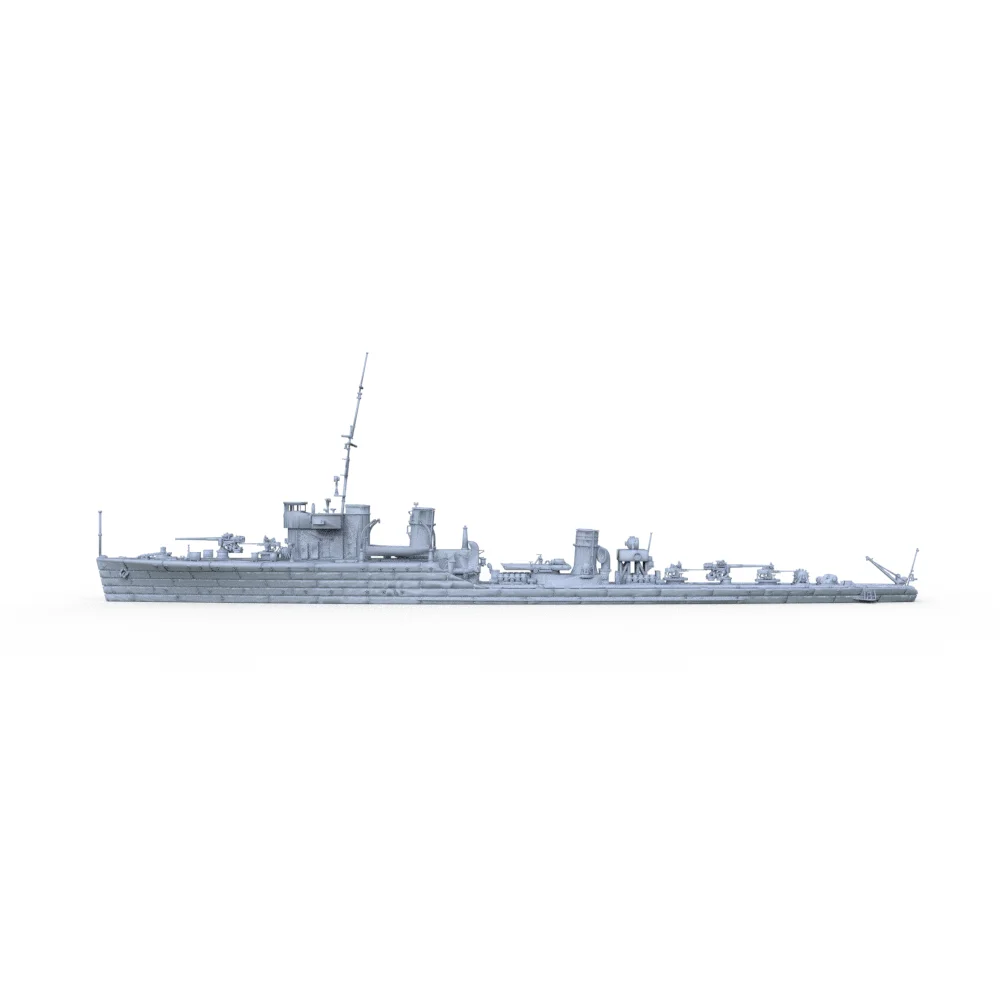 SSMODEL SSC624-A 1/700  Military Model Kit Soviet Uragan Class SKR Groza Frigate Full Hull  Miniature Static Model