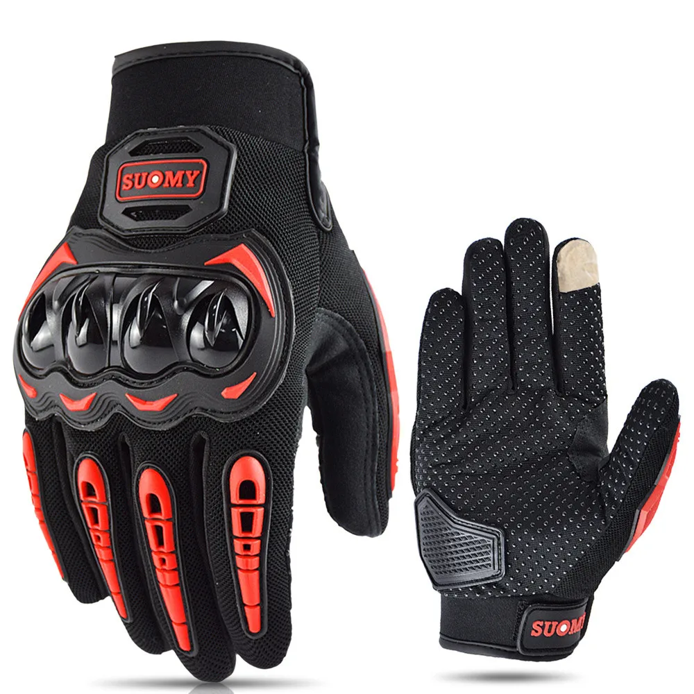Suomy Motorhandschoenen Zomer Mesh Ademende Moto Handschoenen Heren Dames Touchscreen Motocross Handschoenen Touchscreen Fietshandschoenen