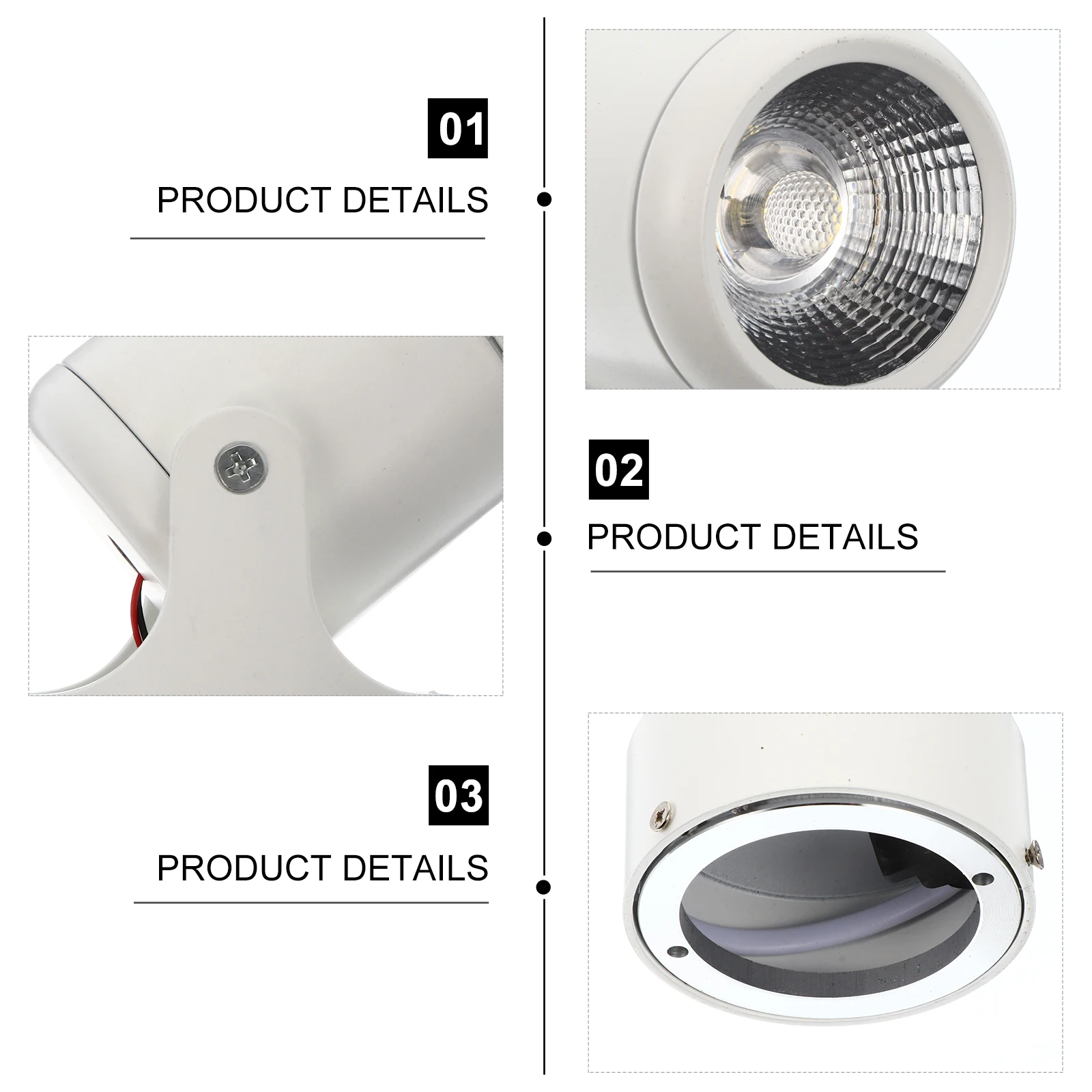 

7W LED Downlights Black Spotlight Lamp Aluminum 110V 240V Adjustable Angle Ceiling Wall Track Light Restaurant Bar Clothing