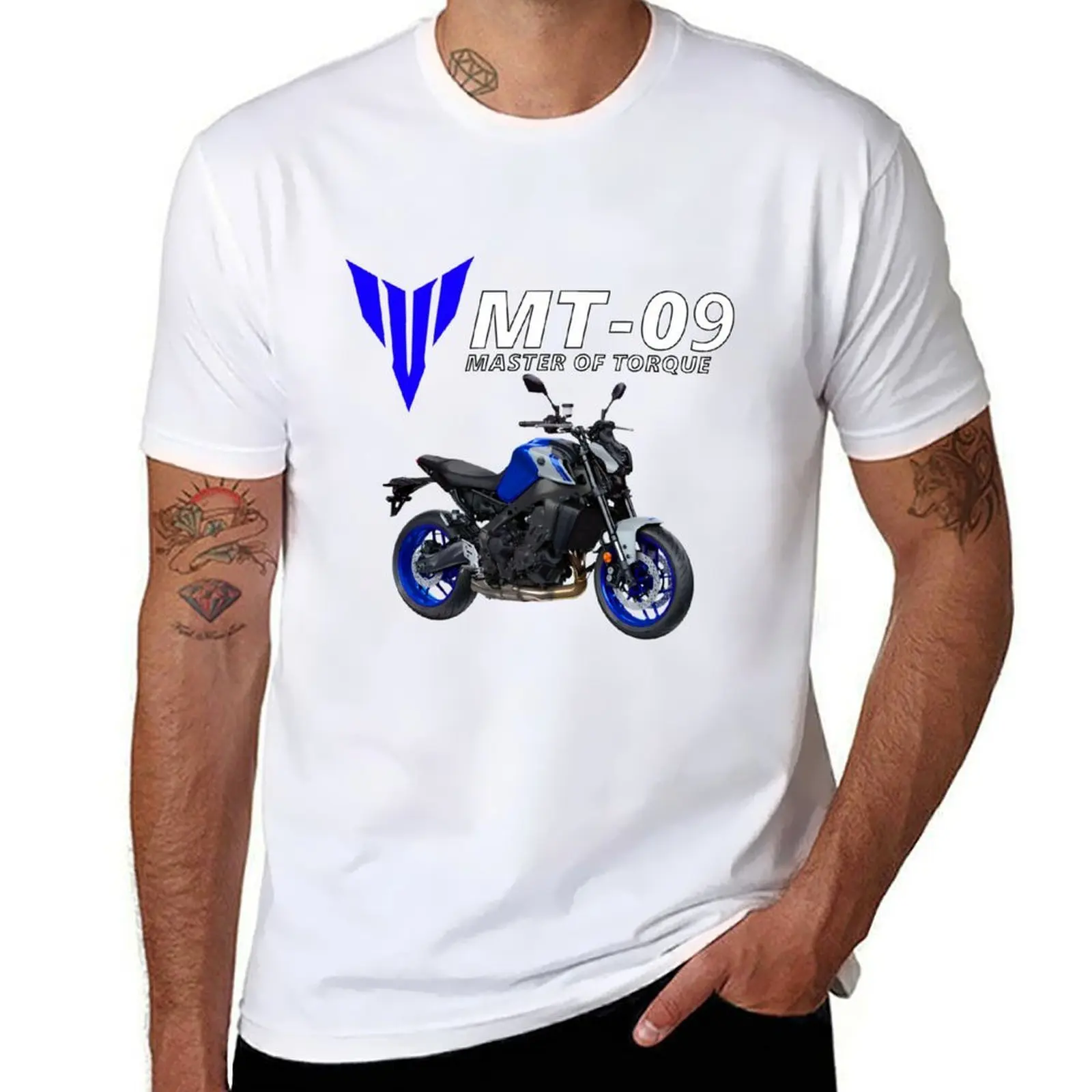 

MT-09 Motorcycle T-Shirt t shirts cotton 100% man t shirt cotton T-Shirt