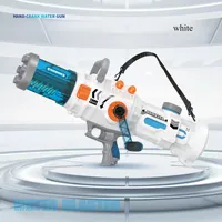 Powerful Hand-cranked Gatling Water Gun Toy Continuous Shooting Big Water Pistol Blaster Pool Summer Toys for Kids Adult Gifts