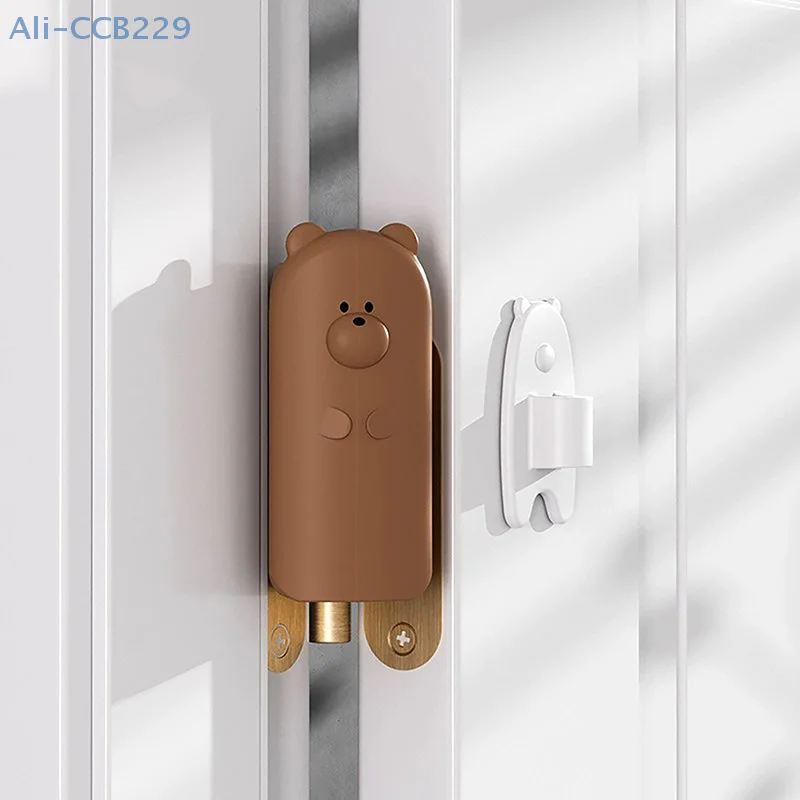 Door Stopper Baby Safety Lock Anti-grip Silicone Finger Protector Easy To Install Anti Pinch Hand Children Security Protection