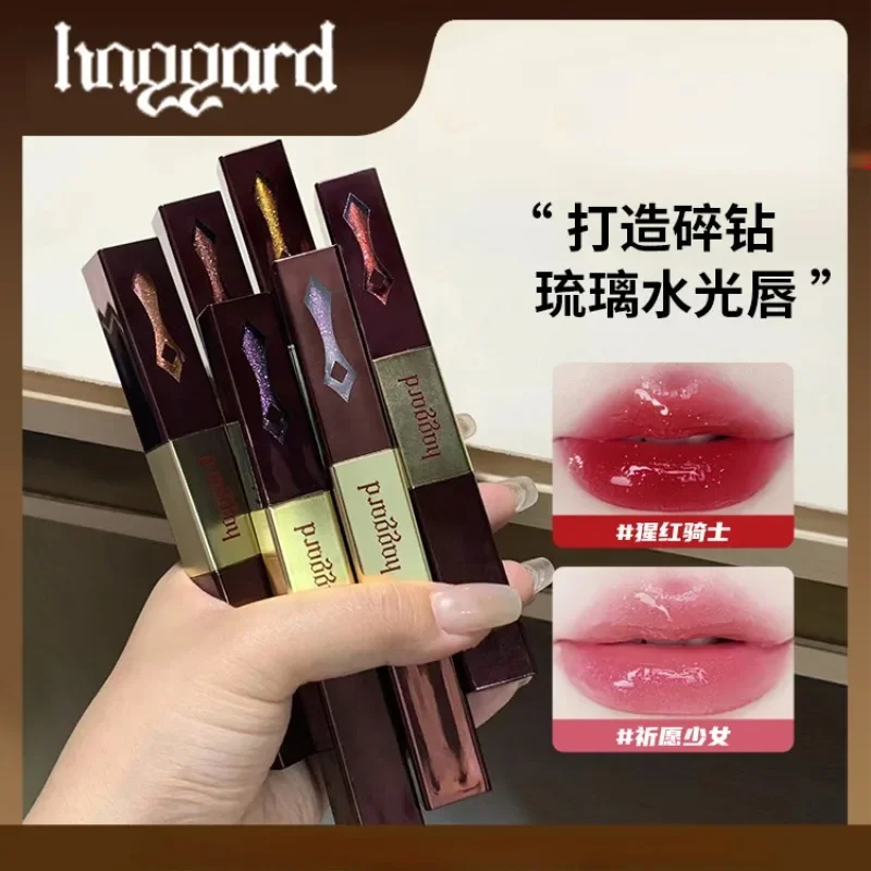 

Haggard Scepter Double Ended Lip Glaze Mirror Water Mist Lip Gloss Matte Lipstick Moisturising Rare Makeup Beauty Females Makeup