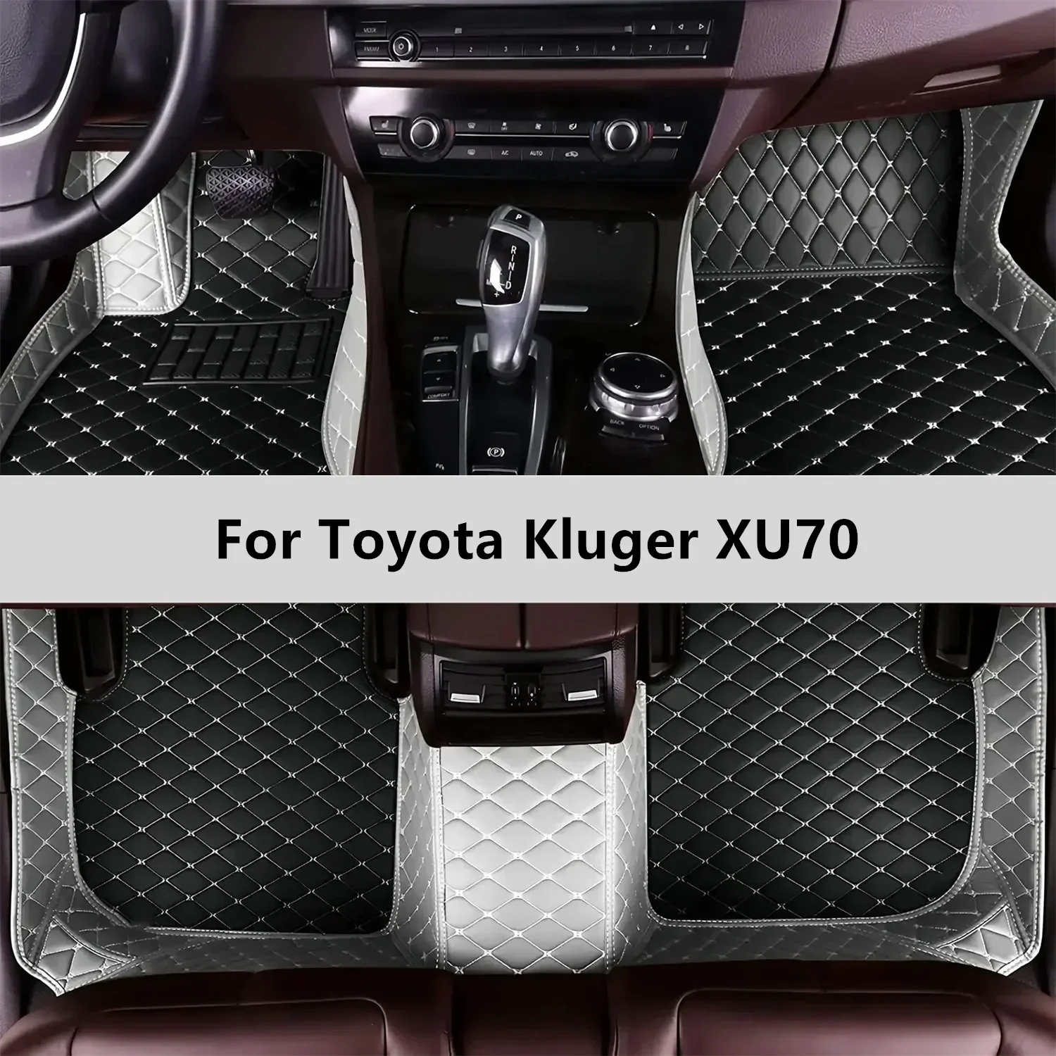 Custom Car Floor Mats For Toyota Kluger XU70 2020 2021 2022 2023 2024 2025 2026 2027 2028 Floor Mat Car Mat Accessories Interior