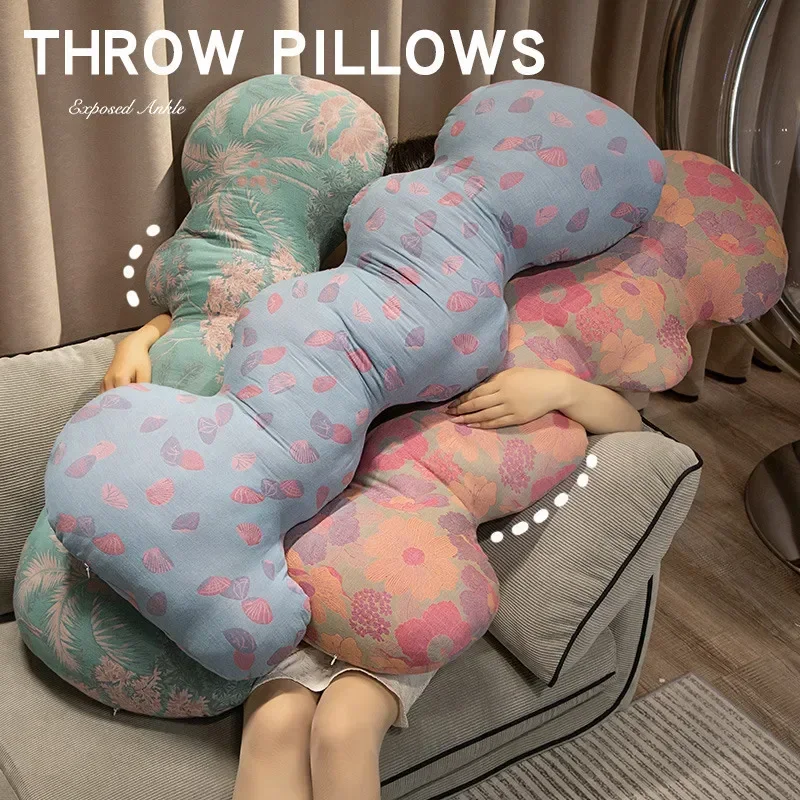 Three-layer Yarn Long Cloud Throw , Girls Sleep Pillow, Bed Side Sleep Leg , Living Room Sofa Back Pillow