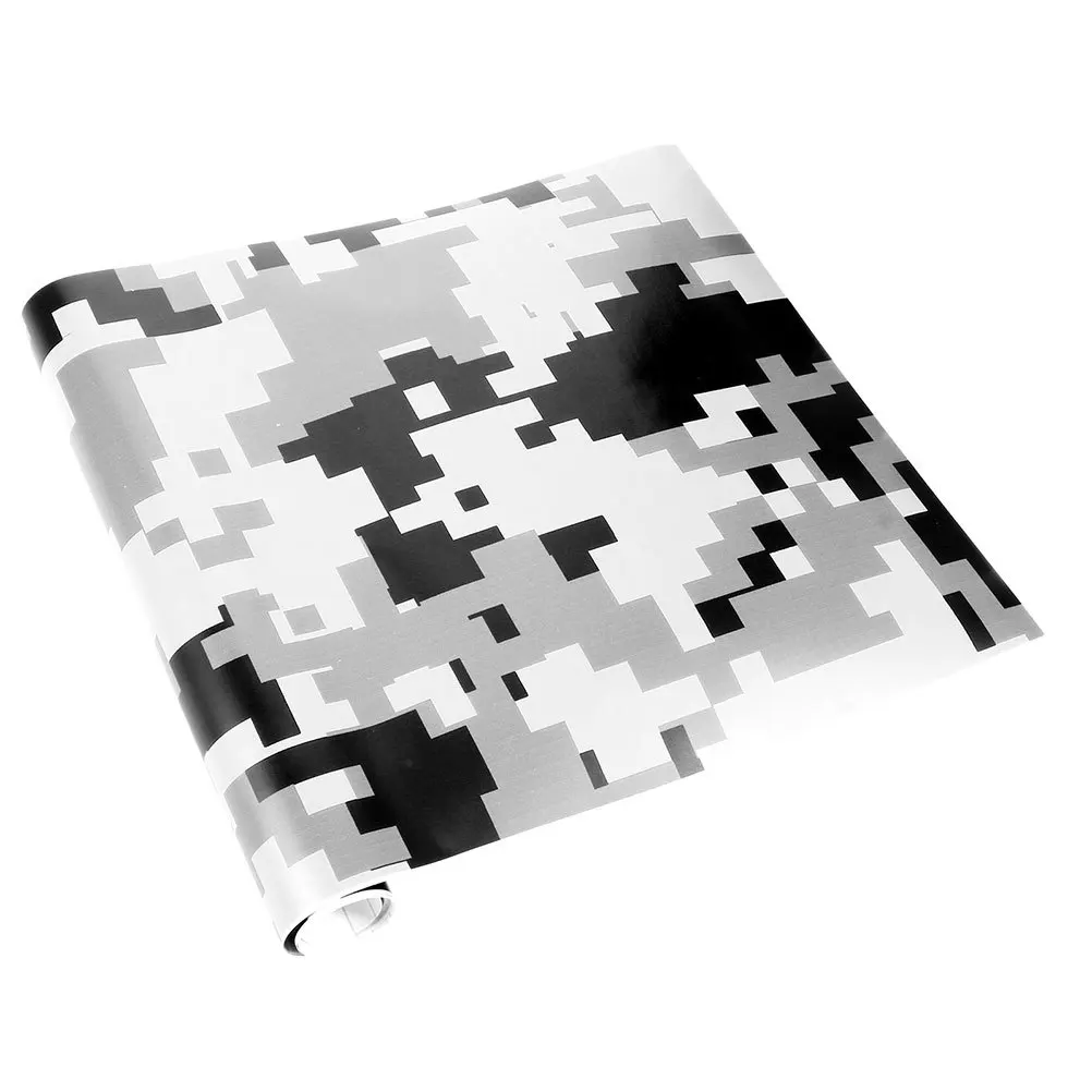 

1 Roll Car Camouflage Vinyl Wrap Film Camo Sticker For Vehicle Diy Modification Durable Pvc Easy Install Removable Motorcycle