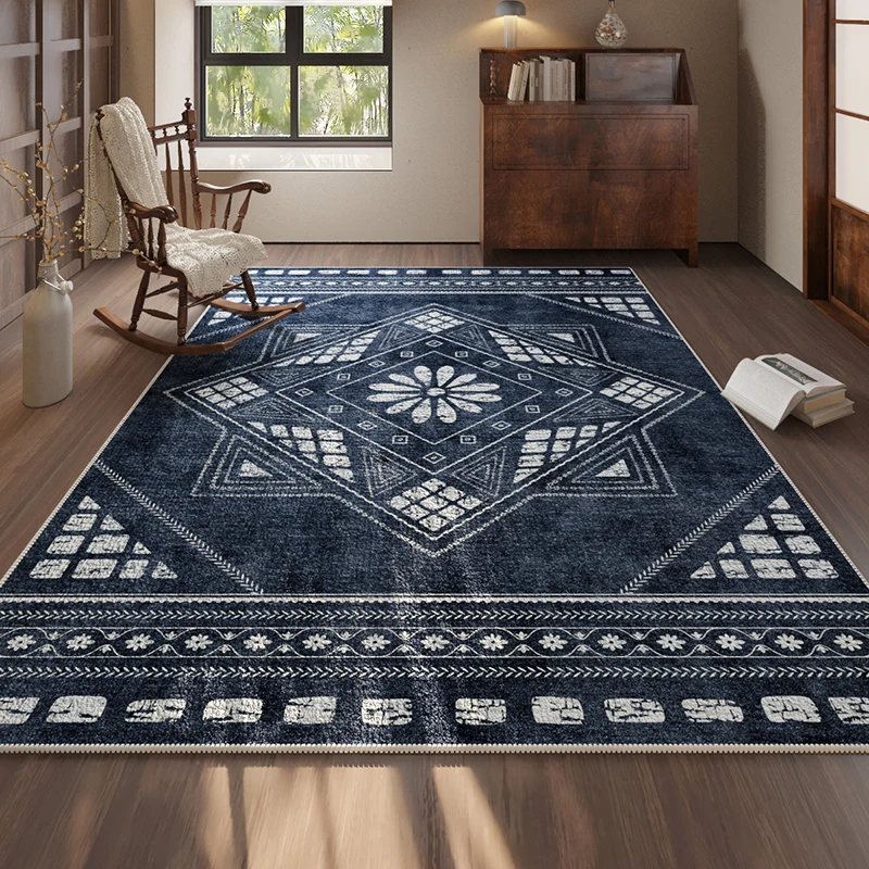 

Wabi-sabi ретро-ковры для гостиной синий Высококачественный коврик B & B Ins Персия ковры для спальни этнический большой площади ковер для гардероба