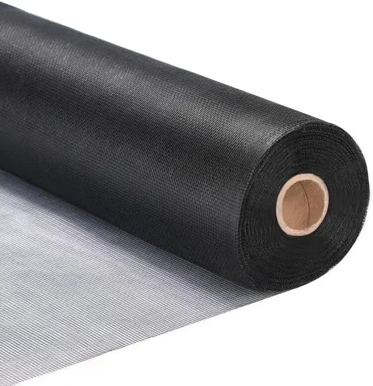 

Fiberglass Window Screen Roll 84” x 100’ Easy to Use Black Replacement Window Screens for House Windows or Door