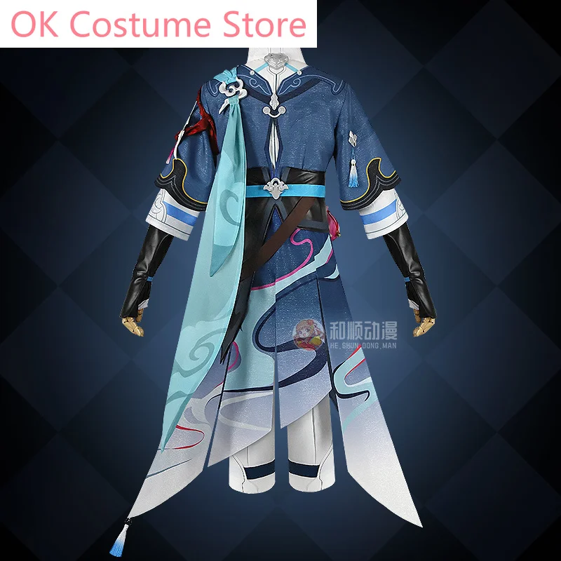 Anime! Honkai: Star Rail Yanqing Ancient Game Suit Handsome Uniform Cosplay Costume Halloween Party Outfit Men M-XXL