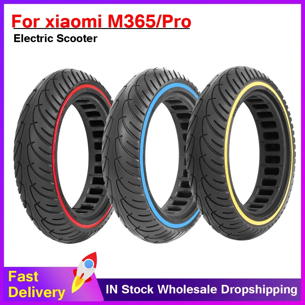 8.5 Inch Honeycomb Soild Tires for Xiaomi M365 1S Pro Electric Scooter Updated Wear-resistant Explosion-proof Damping Tires