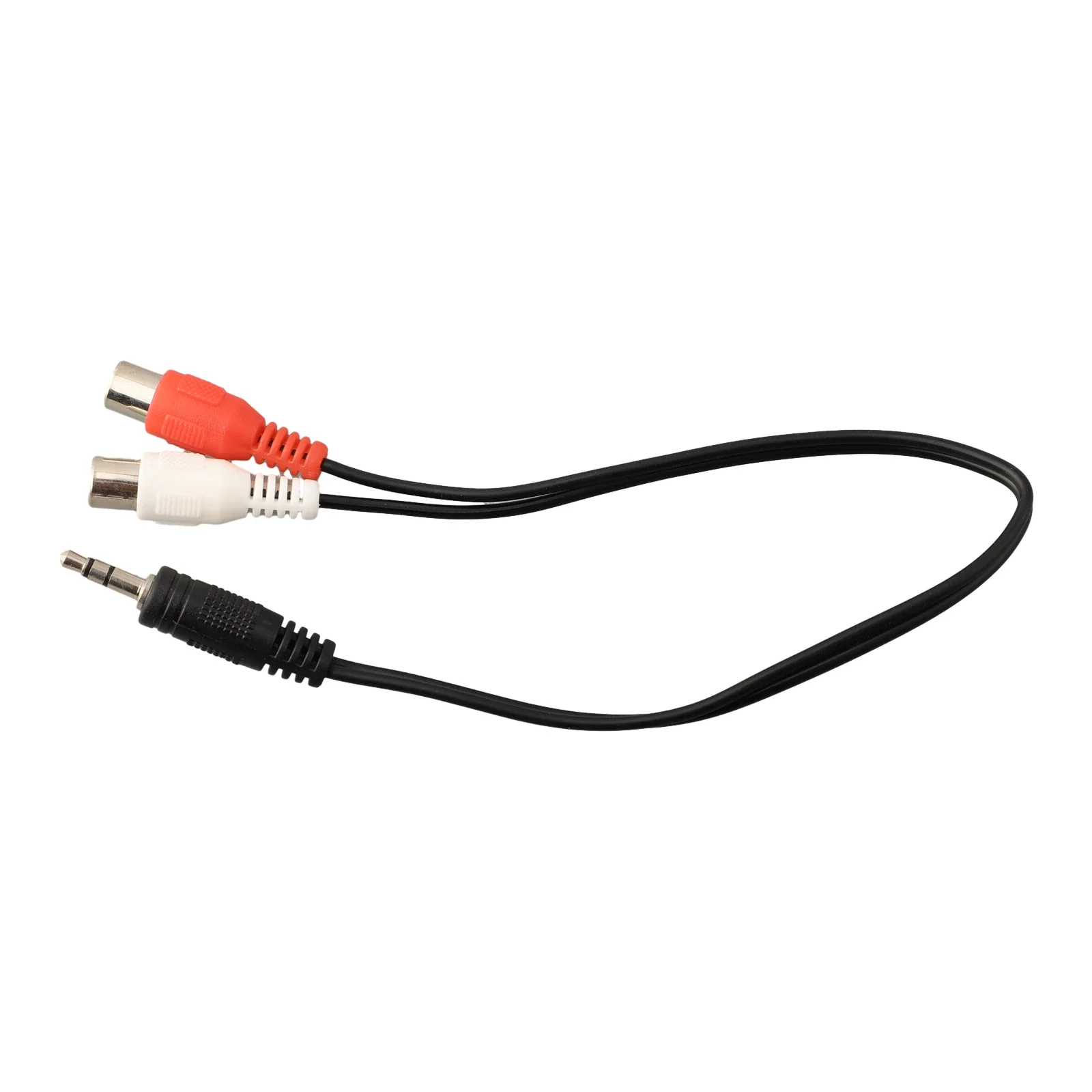 Adaptateur mini-jack stéréo femelle 3.5mm vers 2 prises mâles, câble audio Y bidirectionnel, connectique aux téléviseurs, couleur or 1/8