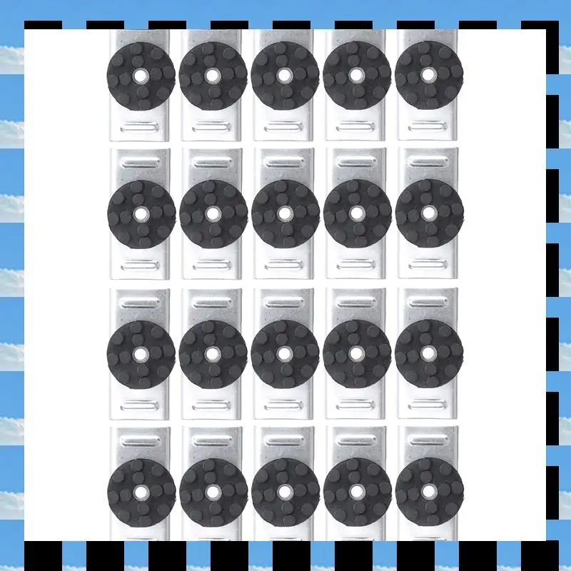 

ABME 20 Pack Soundproofing Mounting Clip Sound Isolation Clips For Recording Studio Acoustical Equipment For Wall Ceiling