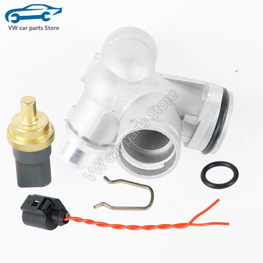 06D121132C Aluminium Engine Water Pipe Coolant Flange For Audi A4 B6 B7 2.0 A6 C6 2.0T 06D 121 133 A 06D 121 132 C