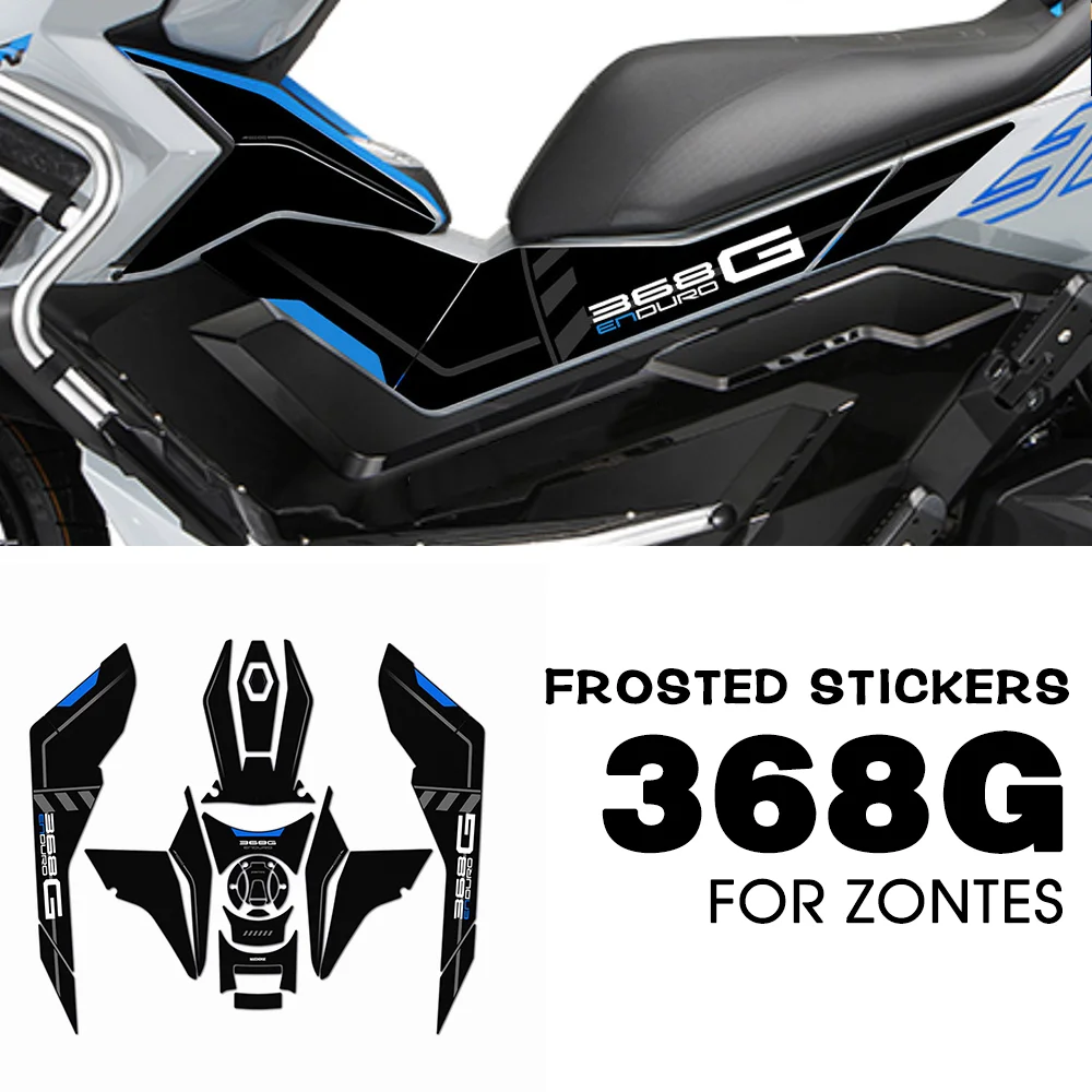 

For ZONTES 368G 2024-2026 Paint Protection Sticker for Zontes 368 G Tank Protective G368 ZT368G Thick Frosted Stickers