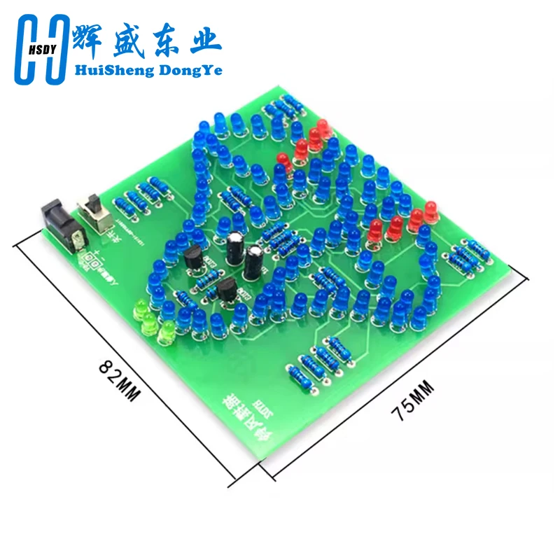 Laboratory Swing Bells DIY Windbell Fun Soldering Electronic Swing Bells Wind Chime 95 LEDs Flashing Light DC 5V Learning Kit