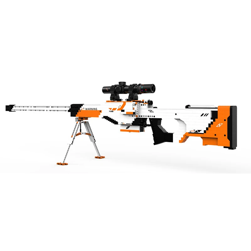 Militaire Serie Ww2 Awm W6 Sniper Rifle Bouwstenen Model Moc Technische Pistool Leger Wapens Bricks Kit Speelgoed Voor Jongen Vakantie Cadeau