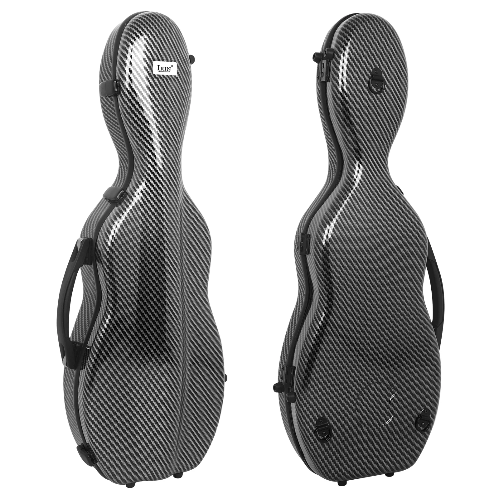 IRIN Violin Case VB-50 Carbon Fiber Violin Box High Quality Lightweight Sturdy Composite Material Double Shoulder Strap Bag