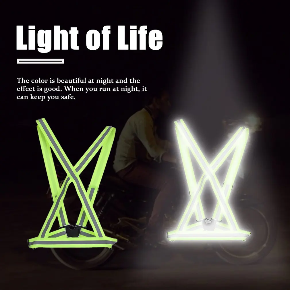 2024 New Breathable Traffic Night Work Security Running Cycling Safety Reflective Vest High Visibility Reflective Safety Trap