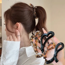 Fashion Banana Pin Vertical Clip High Ponytail Hair Clips For Women Korean Non-Slip Banana Hair Clip Summer Accessories Headwear