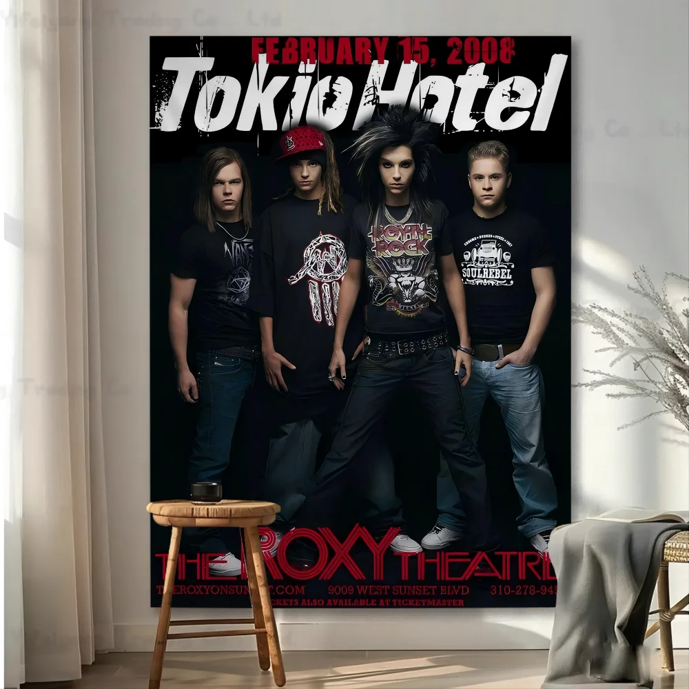 

German Rock Band Tokio Hotel DIY Wall Tapestry Hanging Tarot Hippie Wall Rugs Dorm INS Home Decor