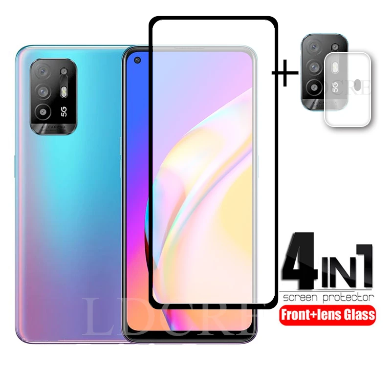 Glass For OPPO A94 Glass Full Screen Protective Tempered Glass For A94 5G Camera Flim Camera Film For OPPO A94 4G A94 5G A74 A54